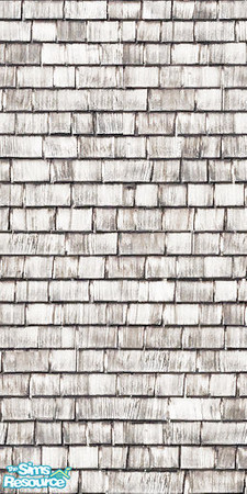 Sims 2 — Garden Splendor Whitewash Shingle Siding by SimsLvrGrl — Recolor of Maxi's shingle siding. Made to go with the