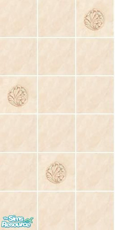 Sims 2 — Pale Pink Tile 2 by Helenloki — Pale pink tiles for the bathroom. Part of a set of 6 walls and floors.