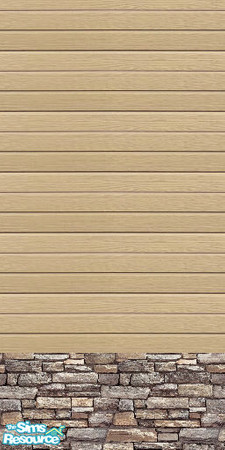 Sims 2 — Clay Vinyl With Rustic Ledgestone by mkoering — Vinyl & Rustic Ledgestone Siding Set. mikekoering@msn.com