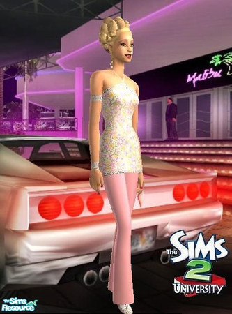 Sims 2 — YA Pink & Flowers Outfit by sgoobysnacks — YA Pink & Flowers Outfit is based on a mesh i found at