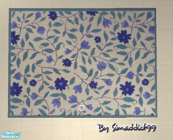 Sims 2 — M Sun Room - Rug by Simaddict99 — requires Echo's 3 x 4 rug mesh, see link below