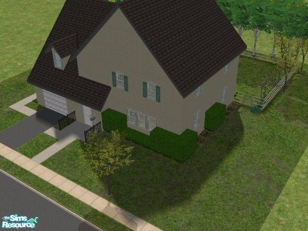 Sims 2 — 103 Devonshire Road by davidh — A re-creation of my own home (or as close as I could get it). This Northeast USA