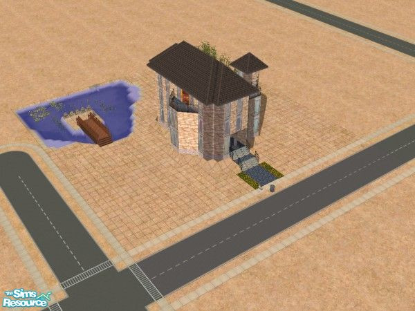 Sims 2 — villa de grande by phi — big house for your sims. 