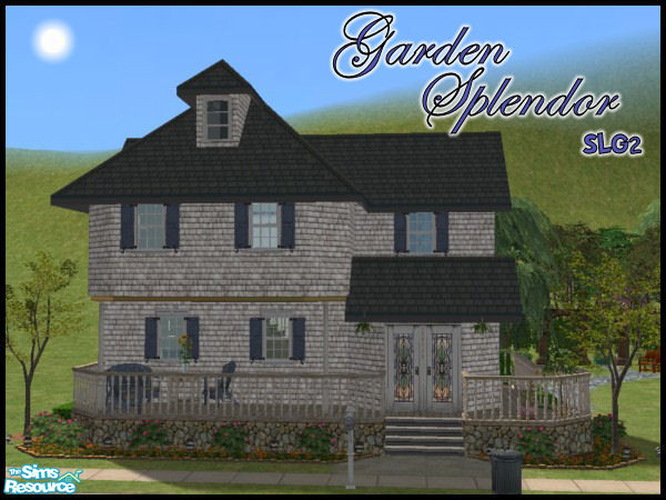 Sims 2 — Garden Splendor by SimsLvrGrl — By request, this lot includes the garden setting used in my featured screenshot.