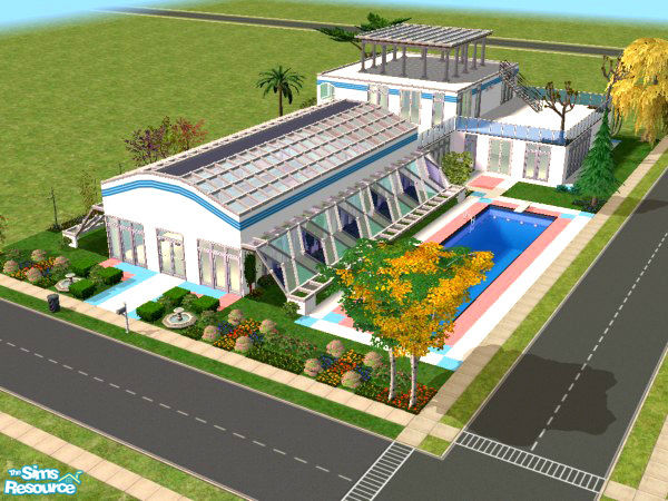 Sims 2 — Ulmo by Andres-Chile — A modern house with a very contemporary design, where they highlight the details in