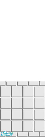 Sims 2 — White Tiles by Lorah — This white tiled wall may be included with homes submitted to TSR.