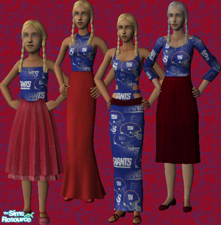 Sims 2 — Giants Female Formals by Bayou_Babe —  