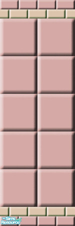 Sims 2 — Gramma's Shower by Lorah — The grand-children love Gramma's house cheerfully done in pinks, creams, blues and