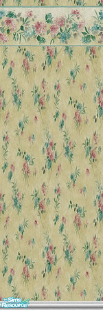 Sims 2 — Gramma's Livingroom by Lorah — The grand-children love Gramma's house cheerfully done in pinks, creams, blues