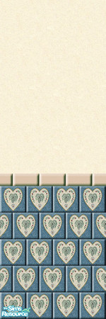 Sims 2 — Gramma's Kitchenette by Lorah — The grand-children love Gramma's house cheerfully done in pinks, creams, blues