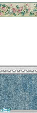 Sims 2 — Gramma's Guest Bath 1 by Lorah — The grand-children love Gramma's house cheerfully done in pinks, creams, blues