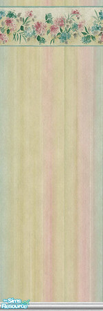 Sims 2 — Gramma's Entryway by Lorah — The grand-children love Gramma's house cheerfully done in pinks, creams, blues and