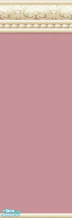 Sims 2 — Dainty Girl 1 by Lorah — Blue, pink, beige, white, tile, wallpaper, paint, flowers, teddies, all in one