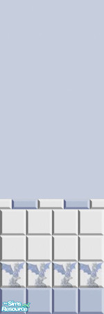 Sims 2 — Dainty Dragon 2 by Lorah — Blue, pink, beige, white, tile, wallpaper, paint, flowers, teddies, all in one