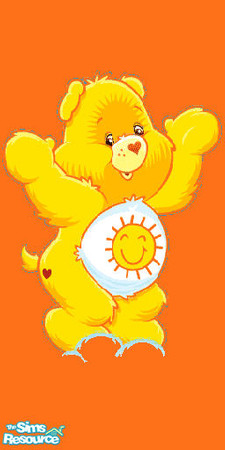 Sims 2 — Funshine Bear by morneau_grl27 — Funshine Bear, part of my Care Bear wallpaper collection