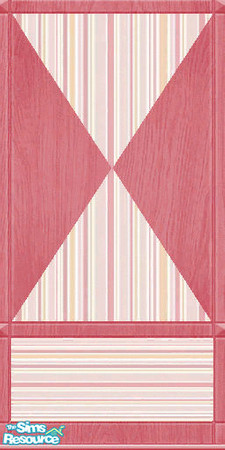 Sims 2 — Pink Diamonds by agnes06 — A classic paneling, much modified.