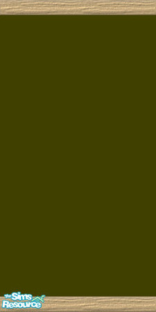 Sims 2 — Army Green Walls by queenmab75 — Army green walls with a light wood trim. Part of a set.