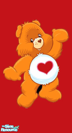 Sims 2 — Tenderheart Bear by morneau_grl27 — Tenderheart Bear wallpaper, part of my Care Bear wallpaper collecton