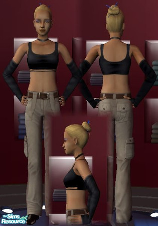 Sims 2 — YA Irregular Choice cropped w/gloves by law3 — 