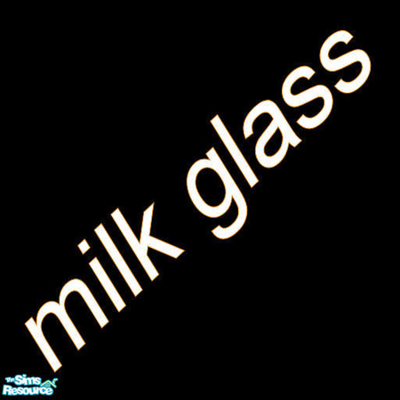 Sims 2 — black milk glass tile by chrissy6930 — A black milk glass tile. Not intended to be used directly on the ground