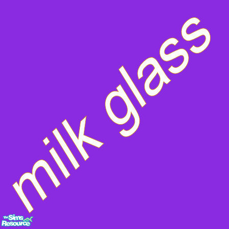 Sims 2 — blue violet milk glass tile by chrissy6930 — A blue violet milk glass tile. Not intended to be used on the