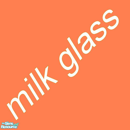 Sims 2 — coral milk glass tile by chrissy6930 — A coral milk glass tile. Not intended to be used directly on the ground