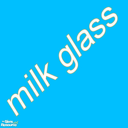 Sims 2 — deep sky blue milk glass tile by chrissy6930 — A deep sky blue milk glass tile. Not intended to be used on the