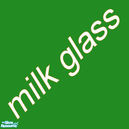 Sims 2 — forest green milk glass tile by chrissy6930 — A forest green milk glass tile. Not intended to be used directly