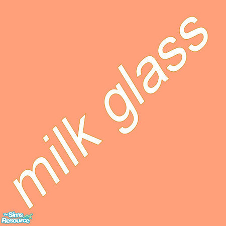 Sims 2 — light salmon milk glass tile by chrissy6930 — A light salmon milk glass tile. Not intended to be used directly