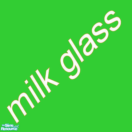 Sims 2 — lime green milk glass tile by chrissy6930 — A lime green milk glass tile. Not intended to be used directly on