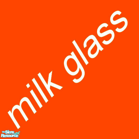 Sims 2 — orange red milk glass tile by chrissy6930 — An orange red milk glass tile. Not intended to be used directly on