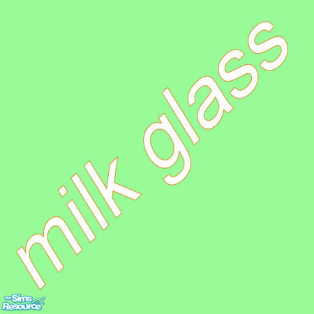 Sims 2 — pale green milk glass tile by chrissy6930 — A pale green milk glass tile. Not intended to be used directly on