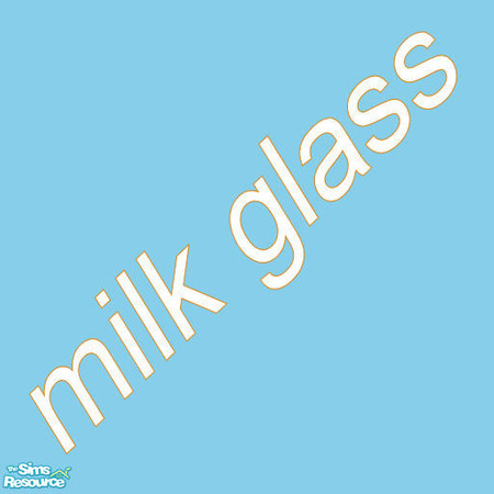 Sims 2 — sky blue milk glass tile by chrissy6930 — A sky blue milk glass tile. Not intended to be used directly on the