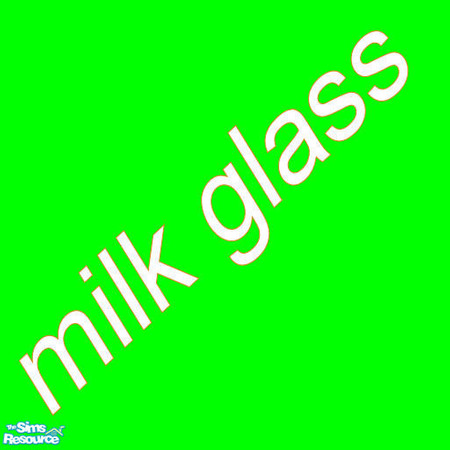 Sims 2 — true green milk glass tile by chrissy6930 — A true green milk glass tile. Not intended to be used directly on