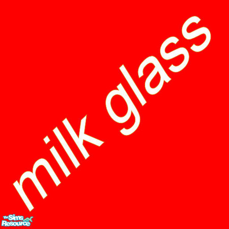 Sims 2 — true red milk glass tile by chrissy6930 — A true red milk glass tile. Not intended to be used directly on the