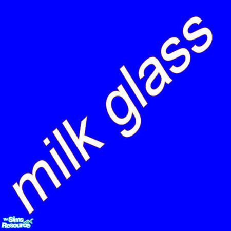 Sims 2 — true blue milk glass tile by chrissy6930 — A true blue milk glass tile. Not intended to be used directly on the
