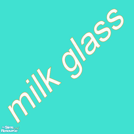 Sims 2 — turquoise milk glass tile by chrissy6930 — A turquoise milk glass tile. Not intended to be used directly on the