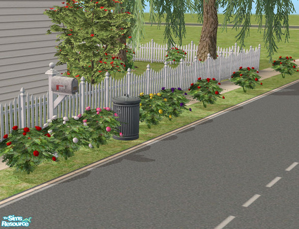 Sims 2 — Roses White by DOT — *NO CHEAT REQUIRED* *Please Find in \'Decorative\'* Plants at curb side. For the gardening
