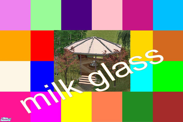 Sims 2 — Milk Glass Tiles by chrissy6930 — This is a collection of milk glass tiles. In contrast to my transparent floor