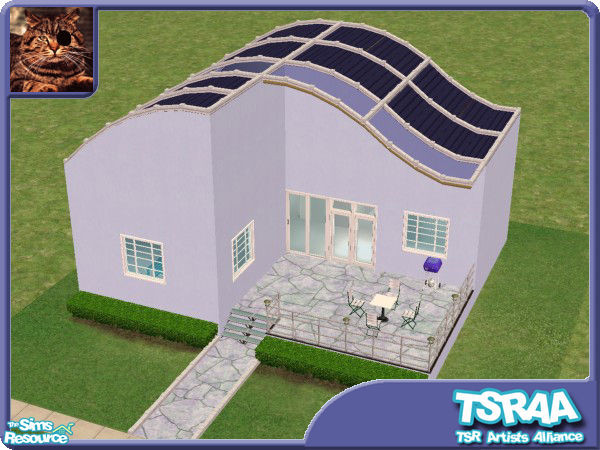 Sims 2 — 2 Periwinkle Lane by Tabby_Cool — This small modern home is suitable for a family of 4. ***PLEASE NOTE*** This