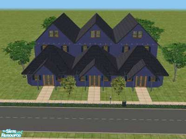 Sims 2 — Cape House by queenmab75 — An old house off the Cape that's been remodeled to three apartments. Each apartment