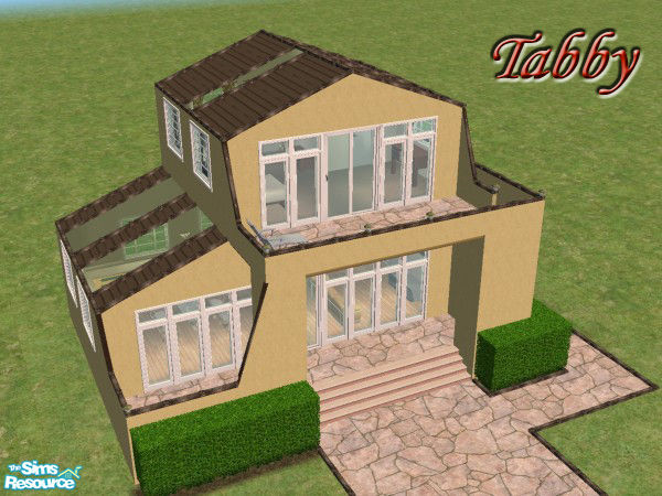Sims 2 — 2 George Street by Tabby_Cool — This small yet spacious house would be perfect for a couple or a single sim.