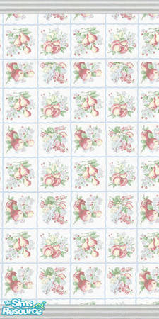 Sims 2 — Fruity Squares by Henwen — Fruits for your kitchen.