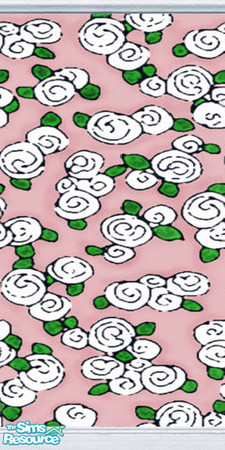 Sims 2 — Xavier's Floral Wallpaper by novteneep — Wallpaper inspired from Xavier's Floral Wallpaper.