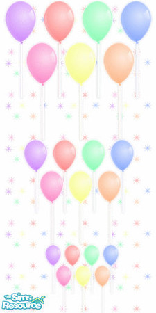 Sims 2 — party day_balloons by slinki — party day_balloons For your party rooms, we have flowery, balloons and party