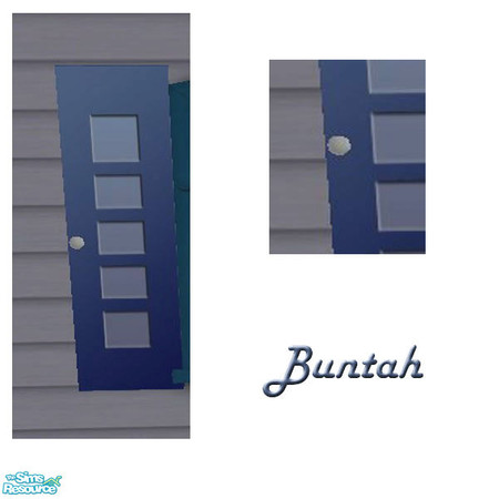 Sims 2 — White Handles for Window Shutters by buntah — This requires my Windows Shutters mesh and also the diagonal mesh