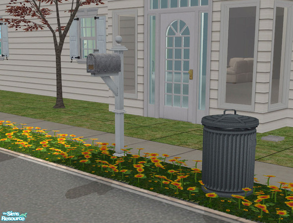 Sims 2 — Poppies Can by DOT — *NO CHEAT REQUIRED* *Please Find in \'Decorative\'* Plants at curb side. For the gardening