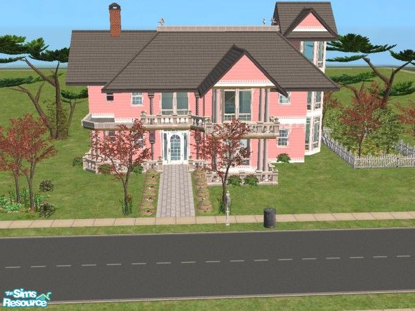 Sims 2 — Blush Victorian by c_literati — Pretty Victorian in classic pink. TSRAA content included, with much gratitude to