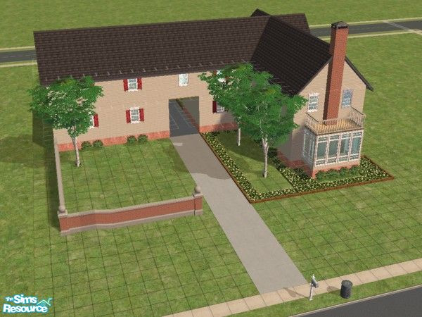 Sims 2 — Chatham Countryside by novteneep — This is a two family home. One side had LR, DR, Kitchen, 3 bed / 4 bath. The