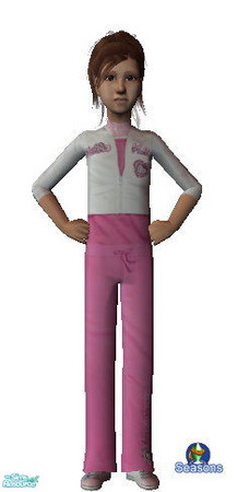 Sims 2 — Hello Kitty Pink Outfit by kollens — Winterware or Every day. Fasioned after Hello Kitty Clothing. Find the